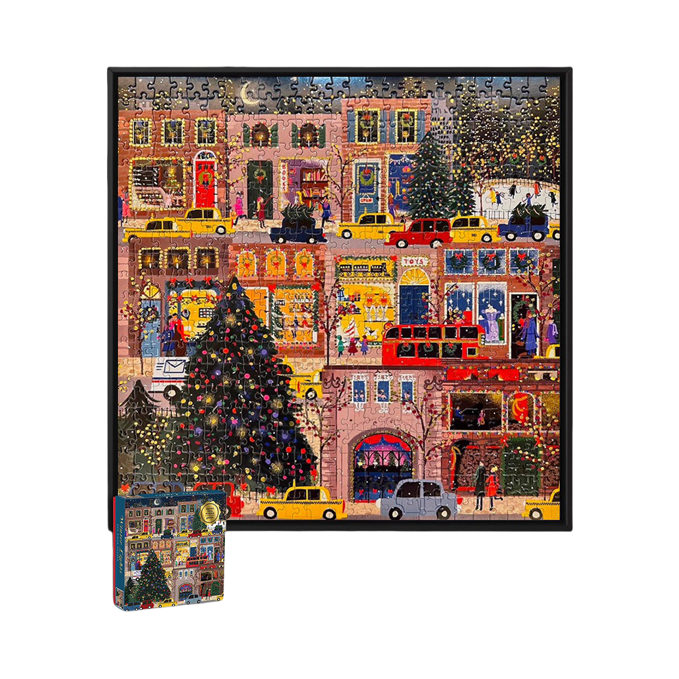 推荐商品：Galison 冬灯 节日之夜 拼图