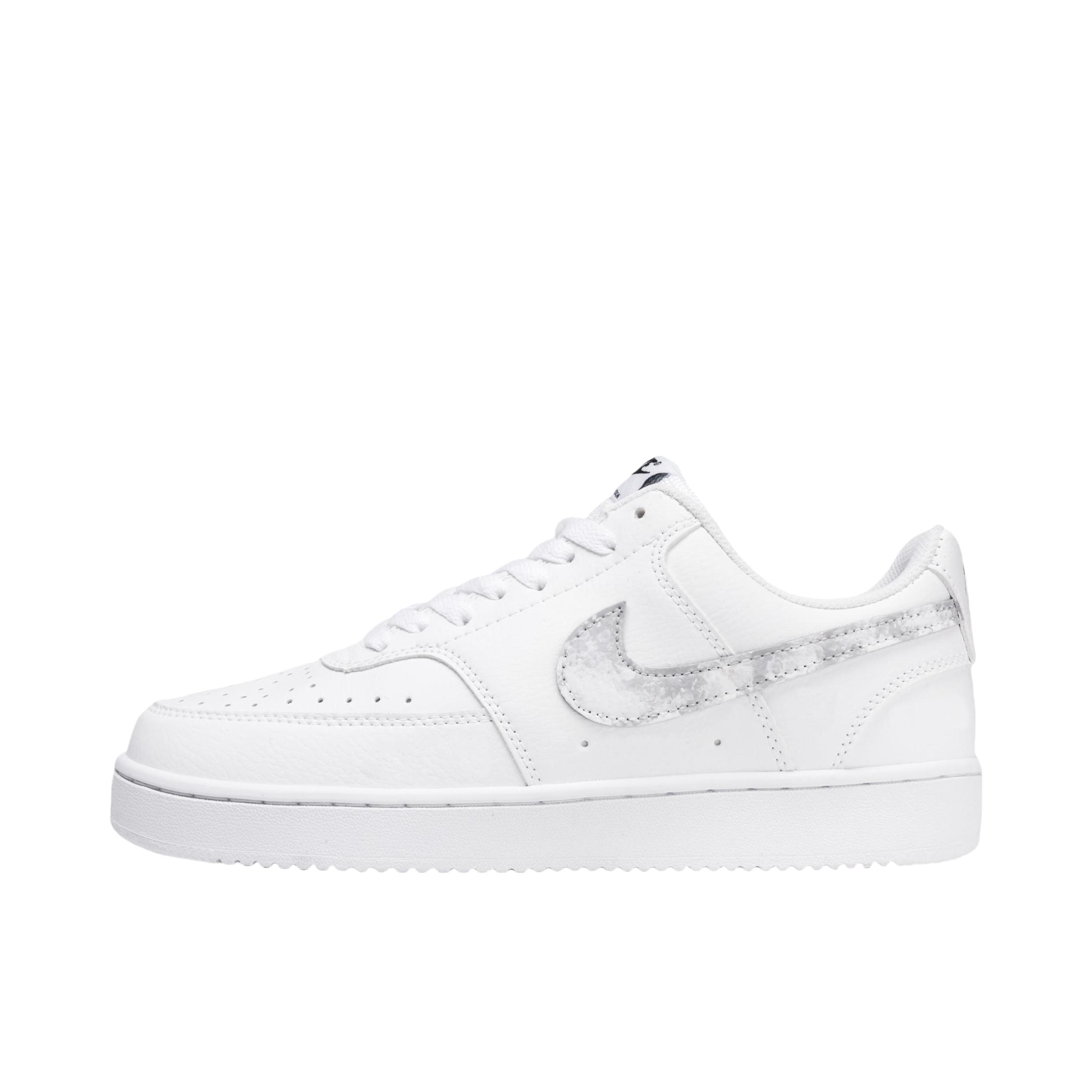 推荐商品：【定制球鞋】 Nike Court Vision 1 板鞋 防水美式简约防滑减震复古 浅灰色/阳光明媚