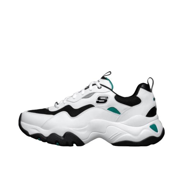 推荐商品：Skechers/斯凯奇  D'Lites 3.0  老爹鞋 熊猫鞋 复古厚底增高支撑 白色/绿色/黑色