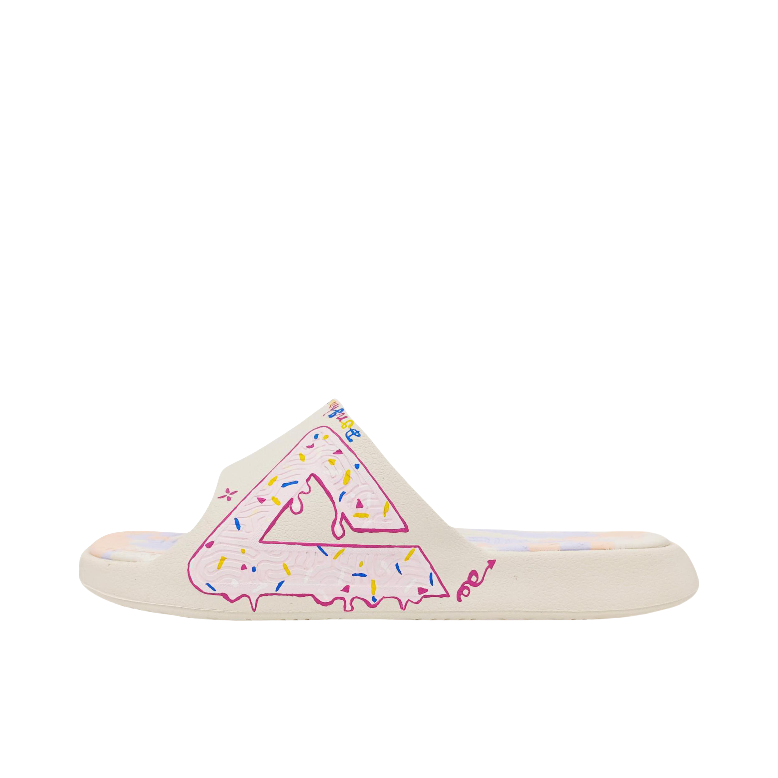 推荐商品：定制款 匹克 态极 EVA 拖鞋 防滑防磨缓震复古百搭潮流防臭运动休闲一字型出街手绘 女款/甜甜圈