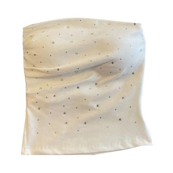 推荐商品：oeing 纯色圆领短款吊带 女装 OEING-3552 白