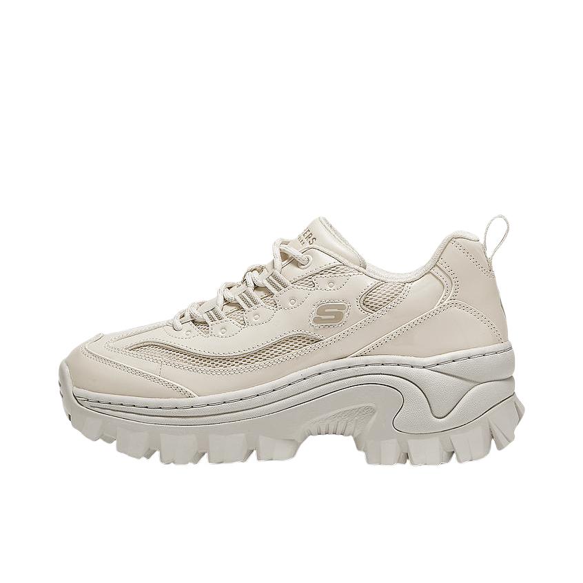 推荐商品：Skechers/斯凯奇  Hi Ryze  熊猫鞋 增高运动鞋 老爹鞋  系带高帮舒适透气防滑耐磨百搭时尚潮流  女款/冰皮蜜糕