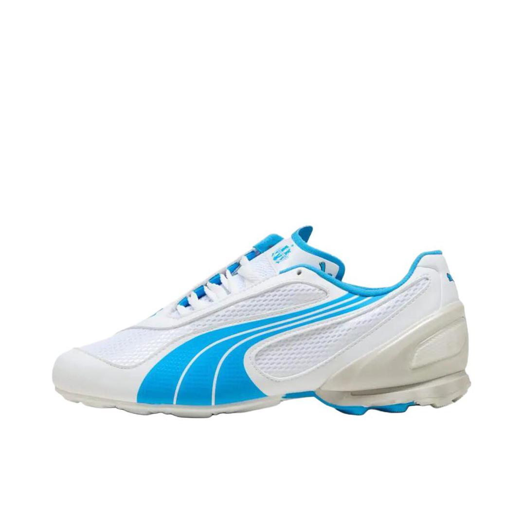 推荐商品：Puma/彪马 VS-1 运动休闲鞋 百搭耐磨低帮圆头贴合 OLYMPIQUE MARSEILLE联名/白色/蓝色 