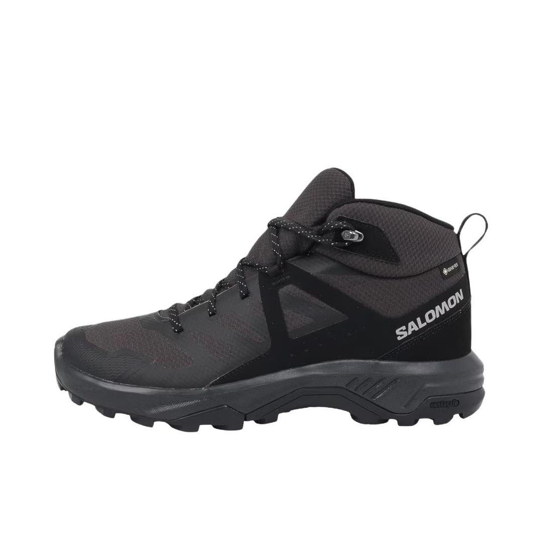 推荐商品：Salomon/萨洛蒙 EXEO GTX 耐磨 圆头 户外 防水 徒步鞋 灰色