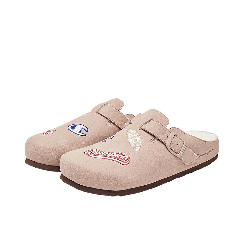 推荐商品：Champion/冠军 Rochester Sandal Birken Mid EC 勃肯鞋 拖鞋 百搭简约复古时尚休闲平底 加绒/半托/卡其色