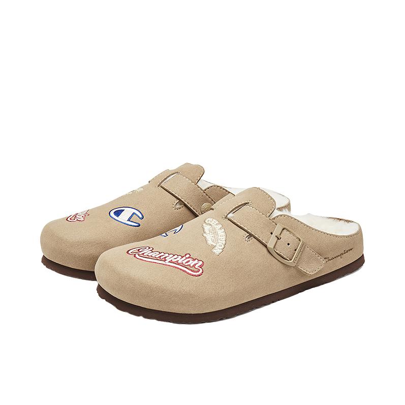 推荐商品：Champion/冠军 Rochester Sandal Birken Mid EC 勃肯鞋 拖鞋 百搭简约复古时尚休闲平底 加绒/半托/浅棕色