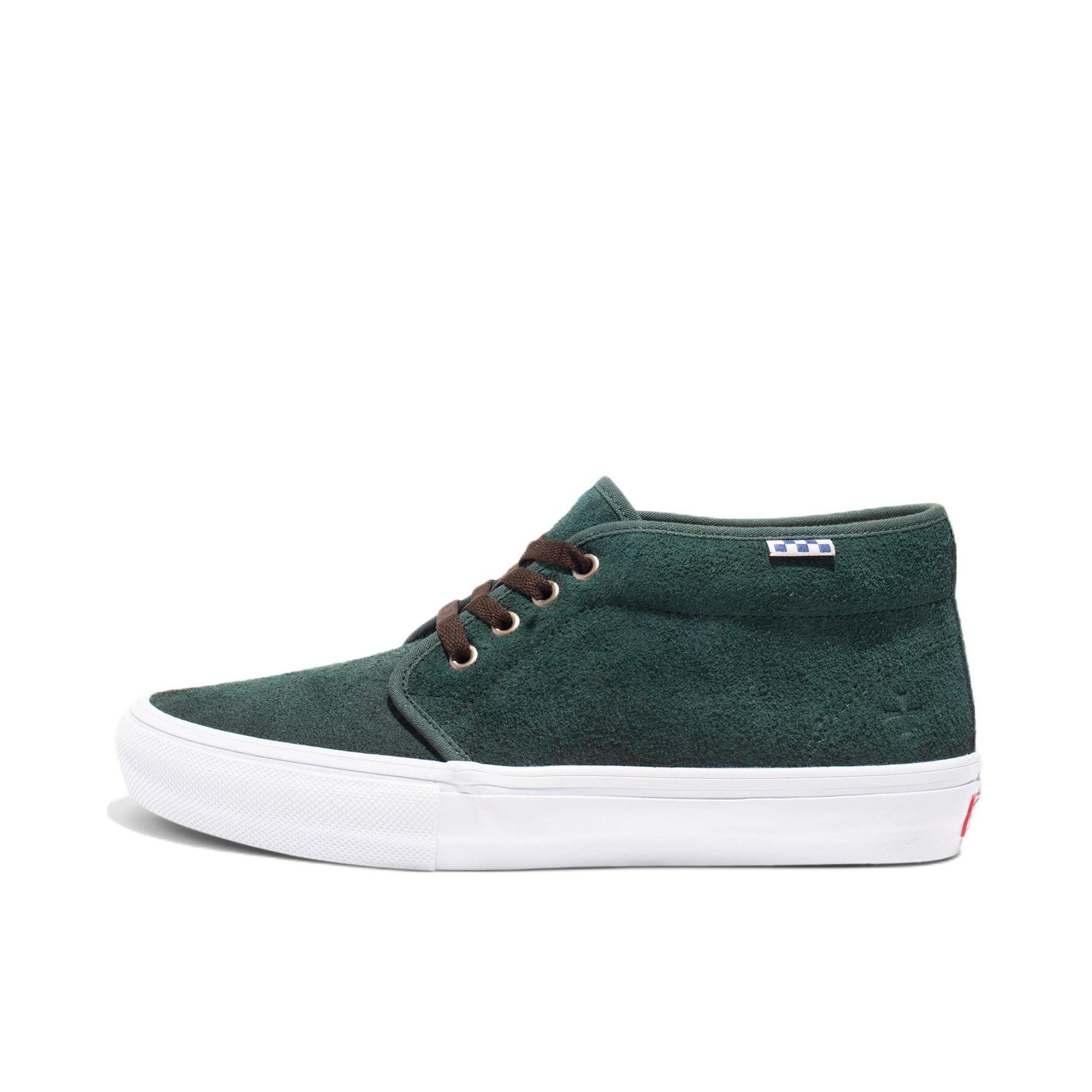 推荐商品：Vans/范斯 Skate Suede Chukka 板鞋 麂皮舒适百搭中帮 Noah联名/绿色