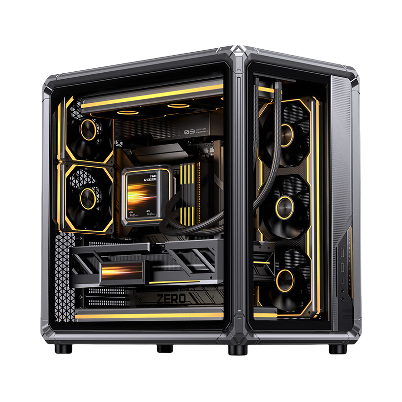 推荐商品：JONSBO/乔思伯 X400 海景房电脑机箱 电竞框架 360水冷 5V ARGB灯效