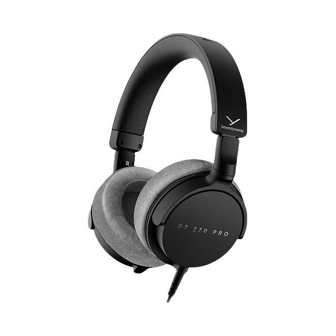 推荐商品：Beyerdynamic/拜亚动力 DT 270 PRO 头戴式 有线耳机 舒适佩戴 无损音质
