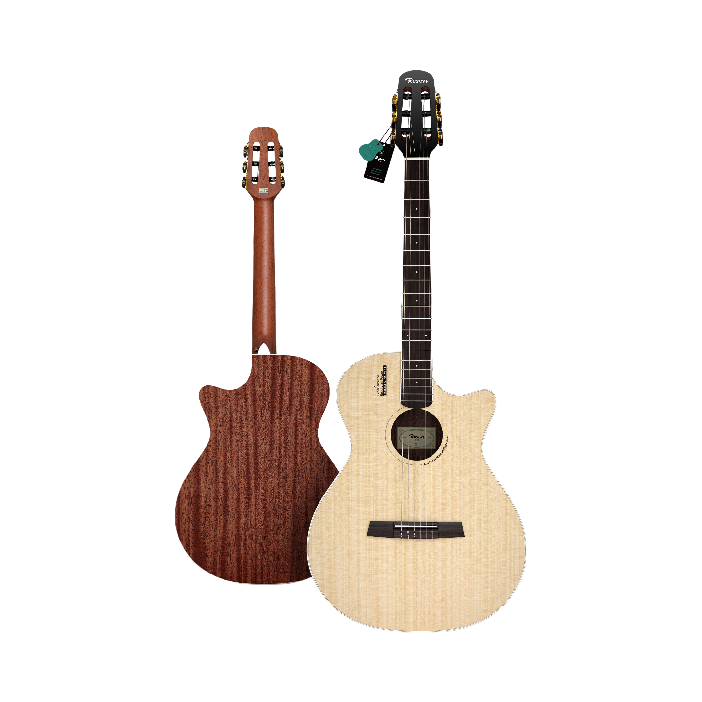 推荐商品：ROSEN/卢森 V1无痛民谣木吉他初学者专业演奏演出