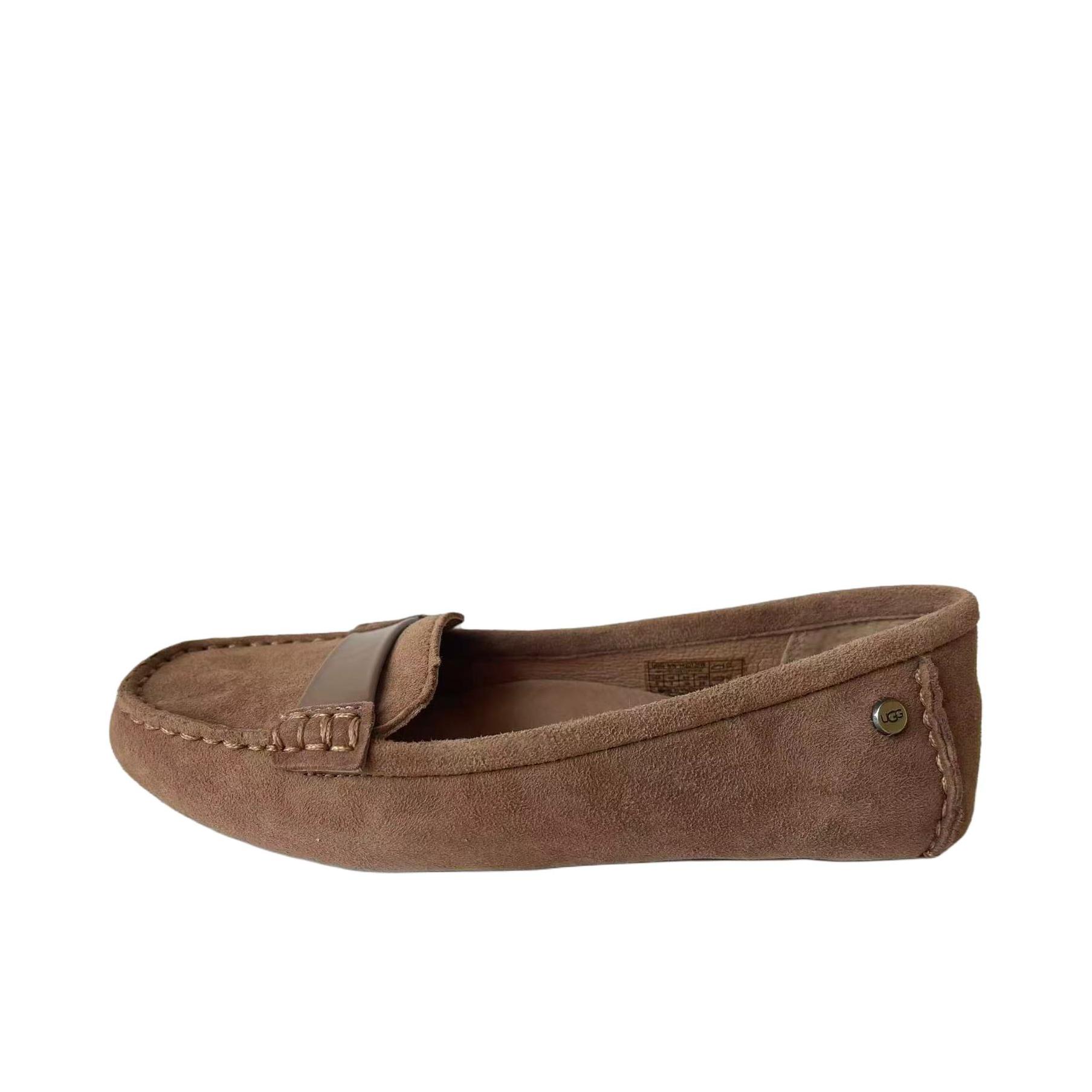 推荐商品：Ugg Ansley Bow Glimmer 防滑透气 舒适耐磨 运动休闲鞋 女款/棕色
