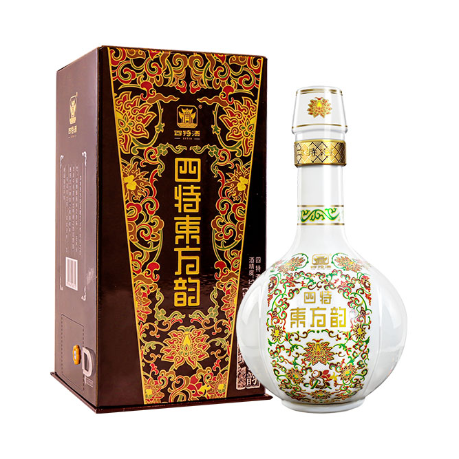 推荐商品：四特 东方韵弘韵 52度 白酒 盒装 纯粮宴请自饮特香型浓酱清