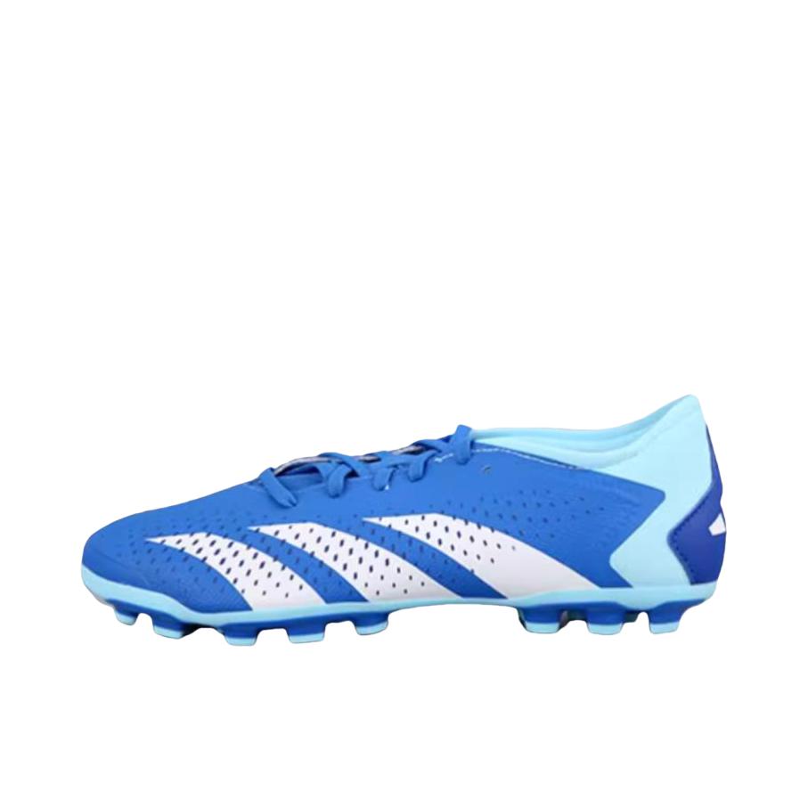 推荐商品：adidas Predator Accuracy.3 AG 入门 胶质短钉 人造草地 减震 足球鞋 正蓝色/白色 
