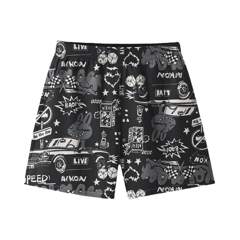 推荐商品：Semir/森马 薄款透气睡裤 SR3646 黑