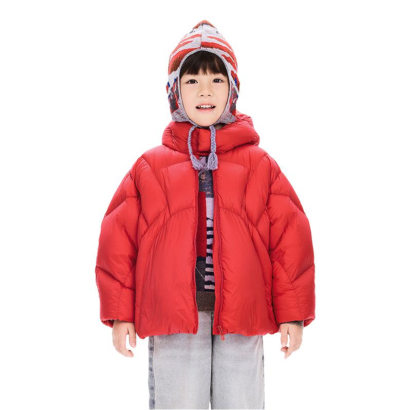 推荐商品：jnby by JNBY童装 保暖石墨烯发热羽绒服 中大童 1OBC12750 正红