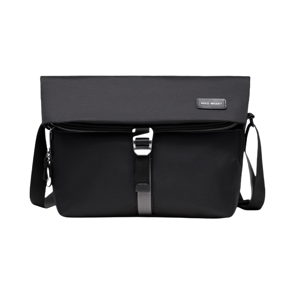 推荐商品：nayo smart 大容量通勤外出便携骑行运动单肩包邮差包斜挎包