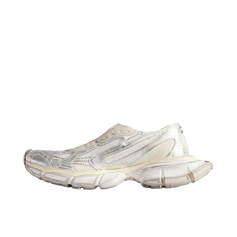 推荐商品：Balenciaga/巴黎世家 运动休闲鞋 老爹鞋圆头套脚低帮厚底 银色/白色