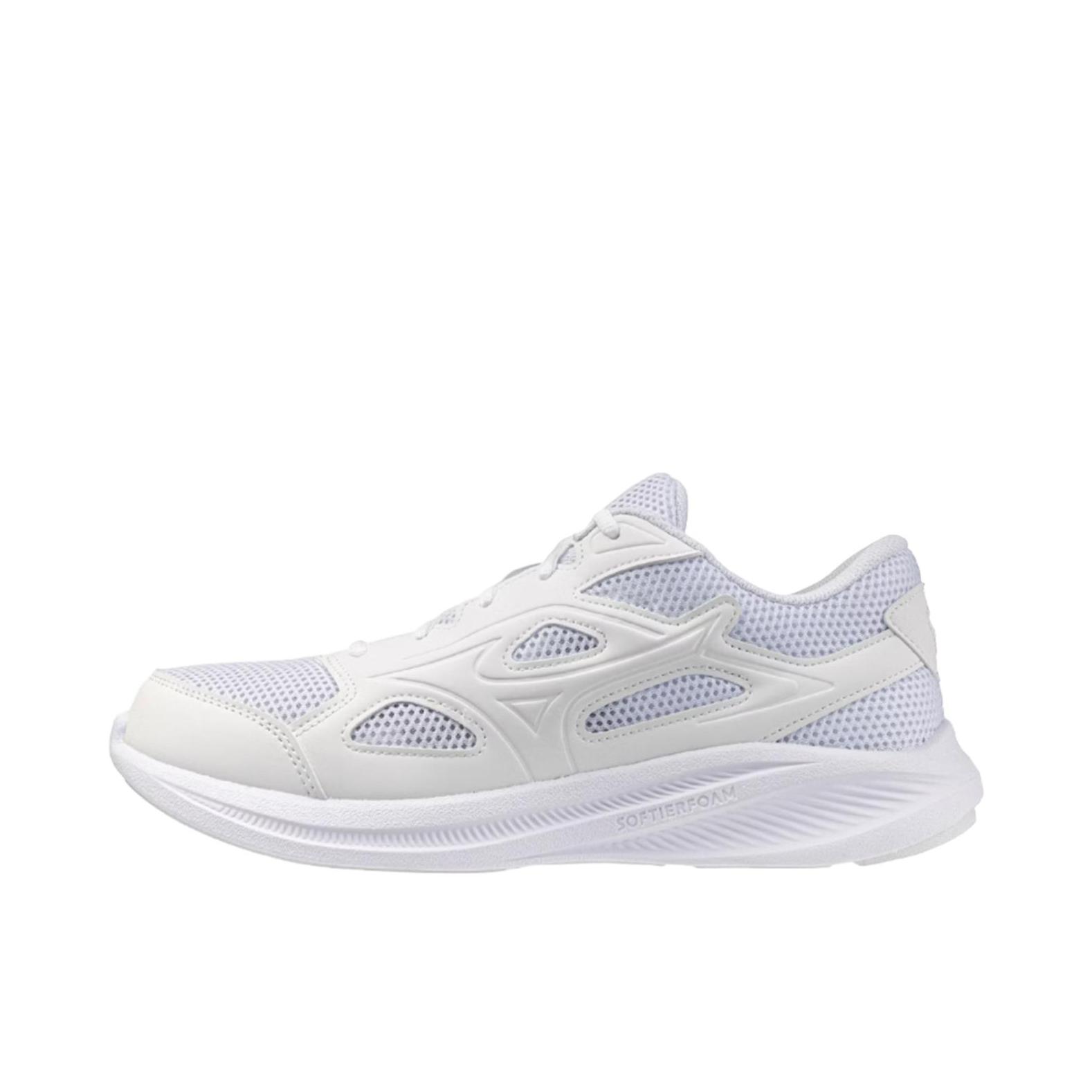 推荐商品：Mizuno/美津浓 Maximizer 25 减震 防滑耐磨 跑鞋 银色/白色