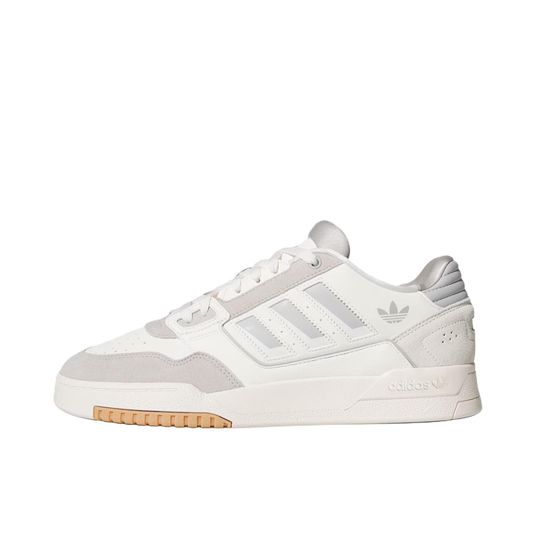 推荐商品：adidas Originals Drop Step 2.0 板鞋 舒适百搭防滑贴合耐磨篮球风流光风 亮白色/浅灰色/树脂黄
