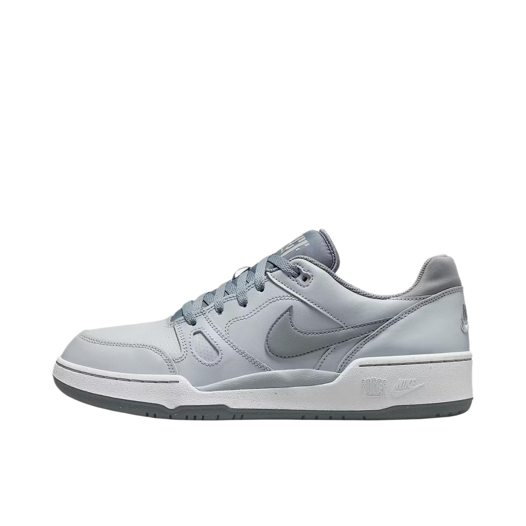 推荐商品：Nike Full Force 板鞋 潮流复古百搭休闲运动减震耐磨防滑学院风 蓝色/灰色