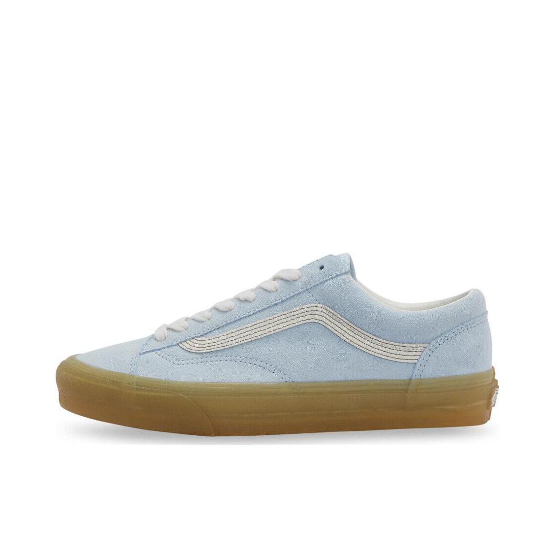 推荐商品：Vans/范斯 Style 36 滑板鞋 板鞋 舒适轻便防滑耐磨复古百搭帆布拼接防水运动 蓝色