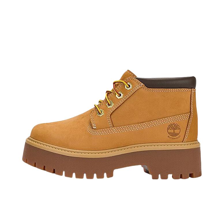 推荐商品：Timberland/添柏岚 Kenniston Nellie 户外防水 厚底增高 休闲 耐磨 短筒 马丁靴 女款/棕色