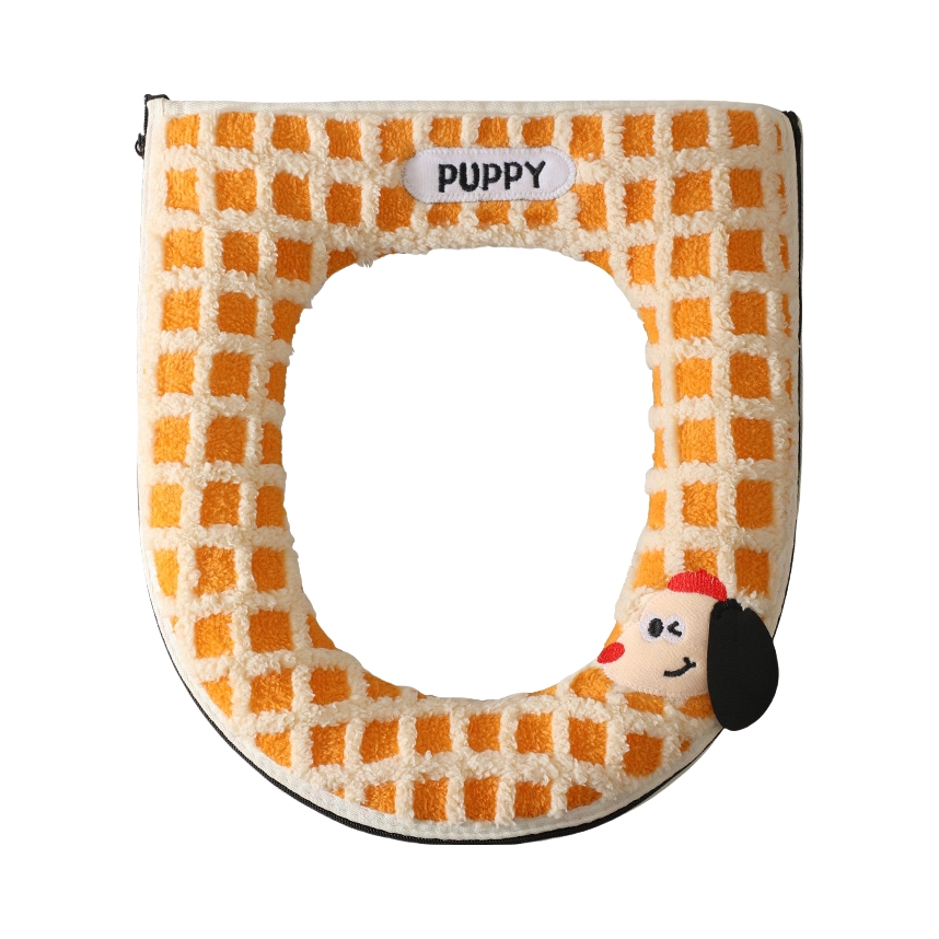 推荐商品：双妞 毛绒+PU皮 42.5x37.5cm 加绒保暖马桶垫