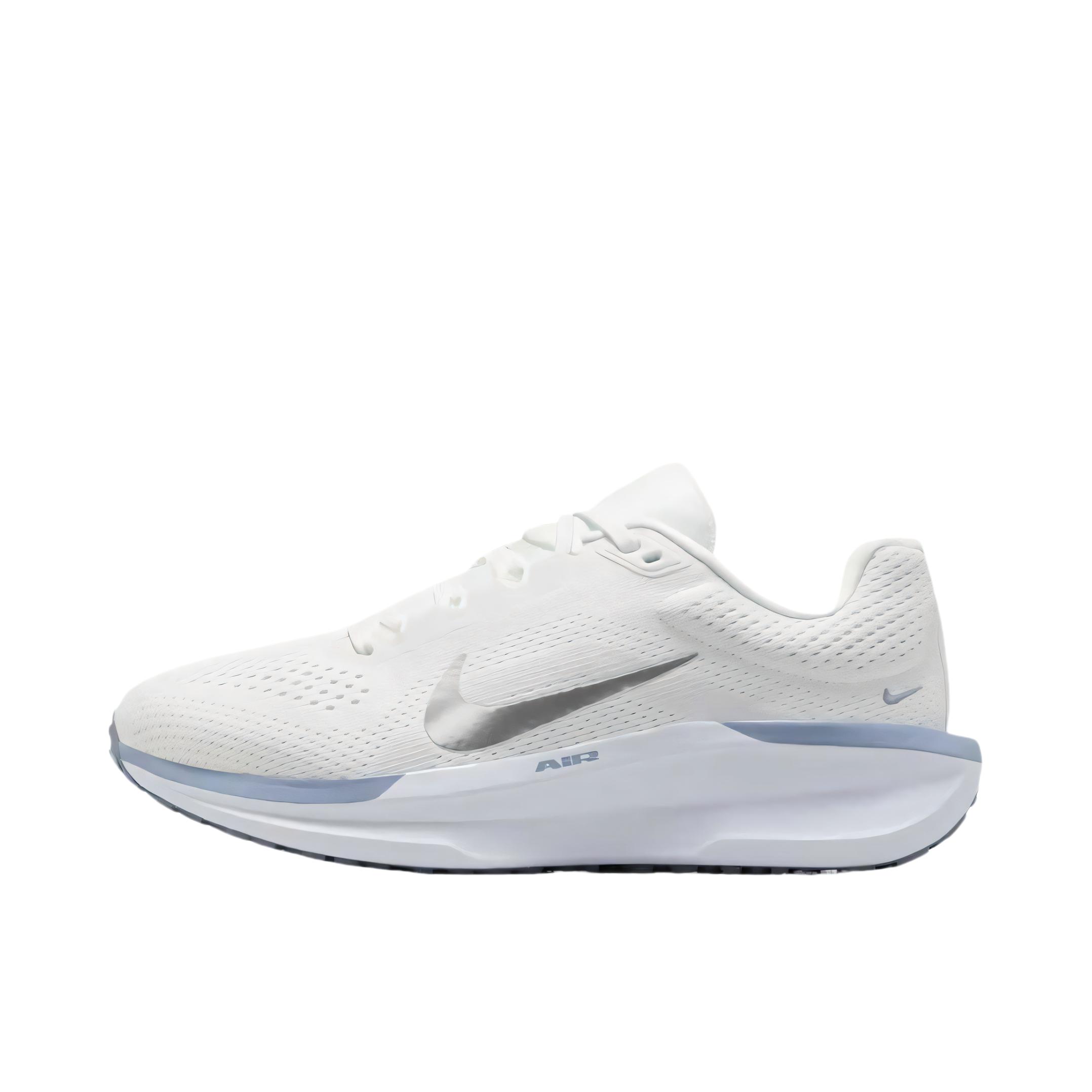 推荐商品：Nike Winflo 11 跑鞋 网面轻便减震简约休闲长跑短跑训练防水圆头贴合支撑 女款/峰会白 