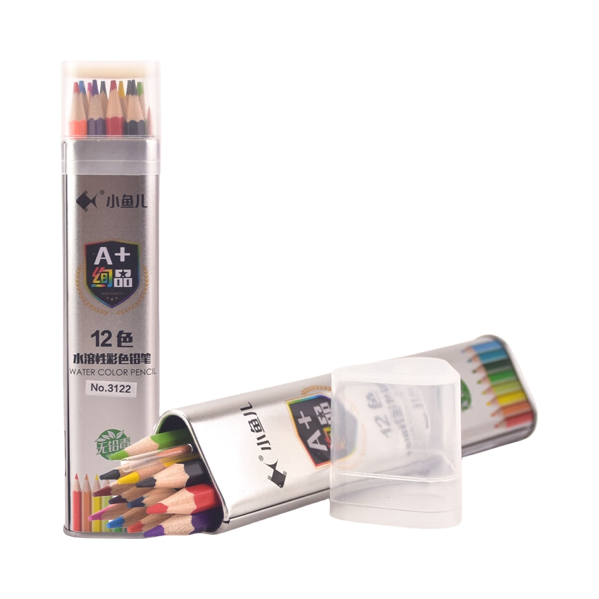 推荐商品：听雨轩 水溶性 彩色铅笔 铁盒装 3121