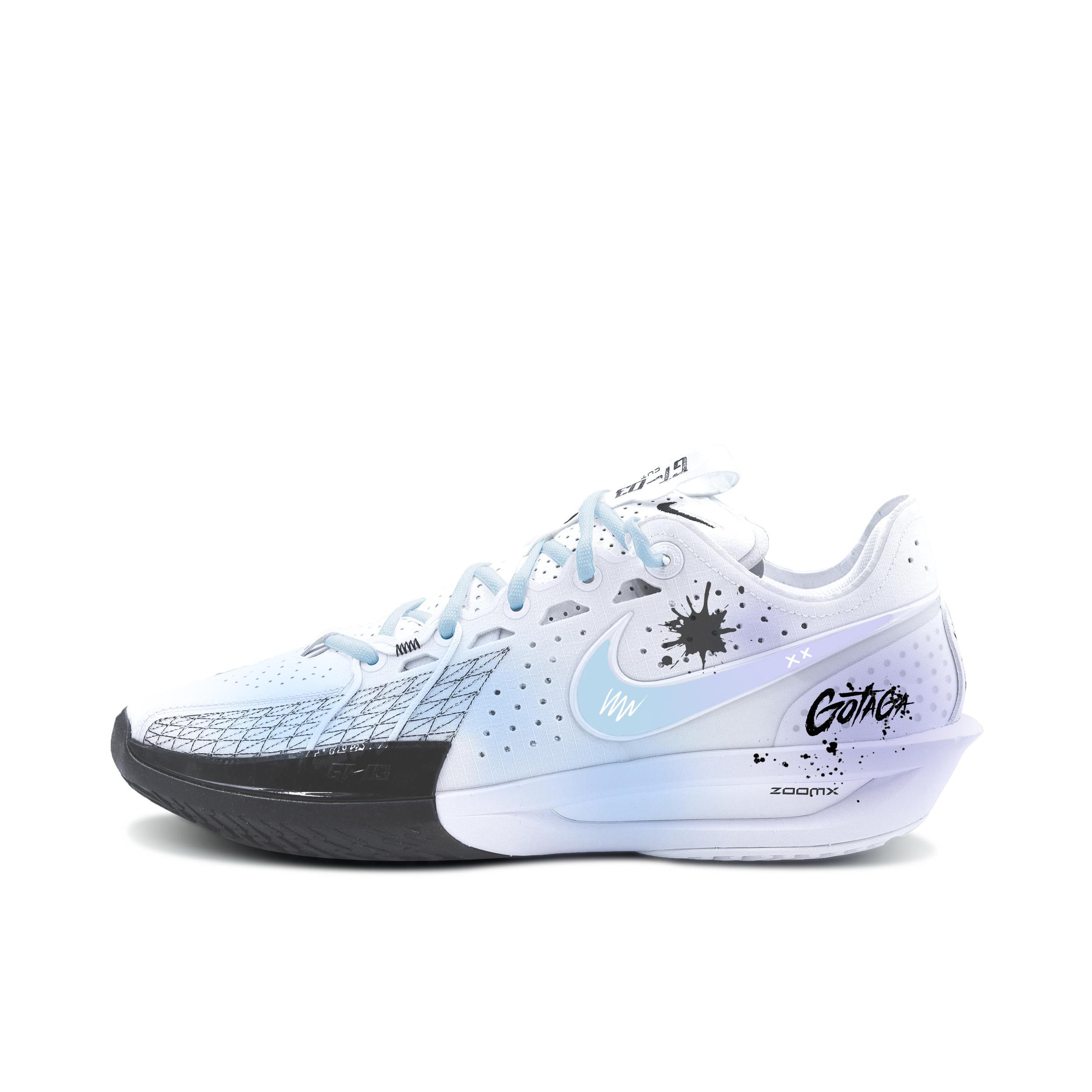 推荐商品：【定制球鞋】Nike Air Zoom G.T. Cut 3 篮球鞋 防滑耐磨舒适减震透气复古百搭潮流时尚回弹实战包裹性 霓虹星云
