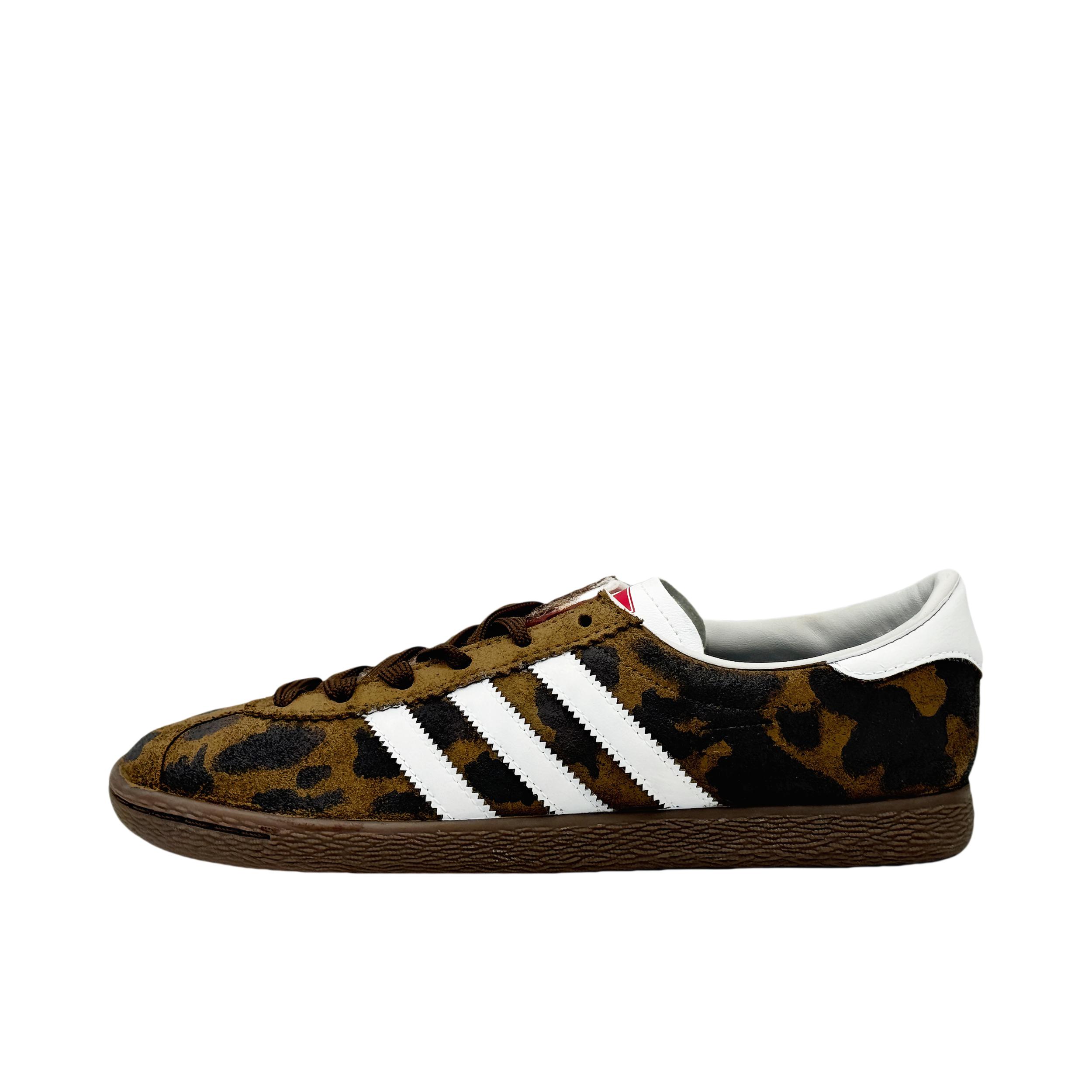 推荐商品：【定制球鞋】 adidas Originals Stadt 板鞋 复古低帮圆头平跟 豹豹猫猫