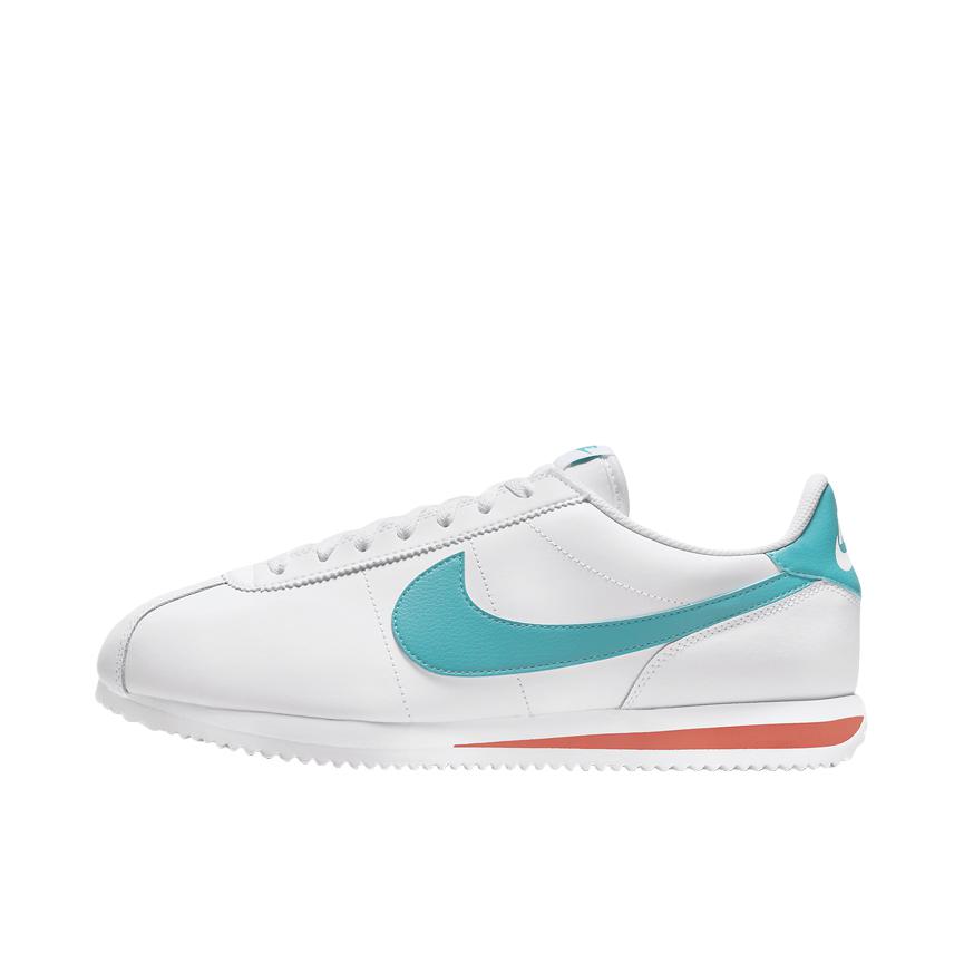 推荐商品：Nike Classic Cortez 阿甘鞋 跑鞋 防滑耐磨缓震透气轻便抓地舒适低帮耐穿贴合 白色/蓝色/橙色