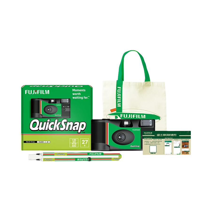 推荐商品：Fujifilm/富士 新QuickSnap 一次性胶卷相机 复古胶片机 氛围感