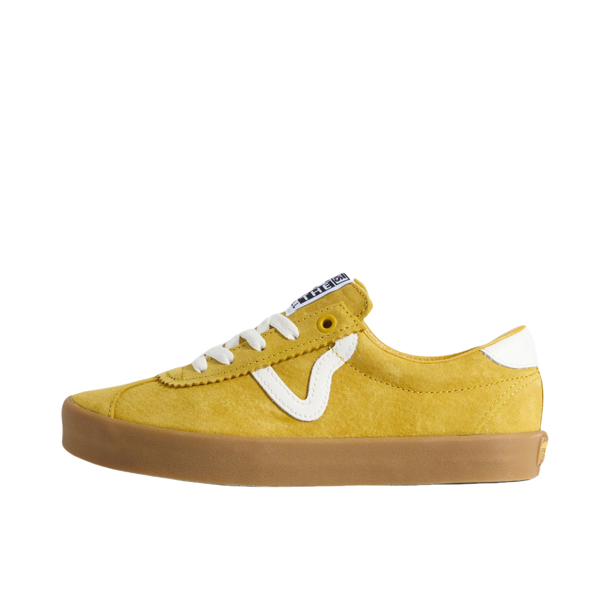 推荐商品：Vans/范斯 Epoch Sports 板鞋 翻毛皮复古简约减震防滑耐磨防水 黄色/羽白色