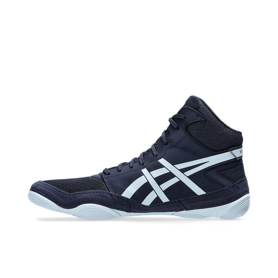 推荐商品：Asics/亚瑟士 SNAPDOWN 4 室内 健身 室外包裹性 硬拉 格斗 散打 聚氨酯 训练鞋 藏青/白色 