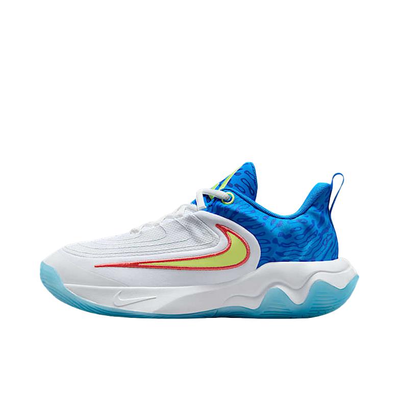 推荐商品：Nike Giannis lmmortality 4 字母哥支线4代 抓地 抗扭 实战 中帮 防滑耐磨 舒适透气 时尚百搭 篮球鞋 大童/蓝色/白色