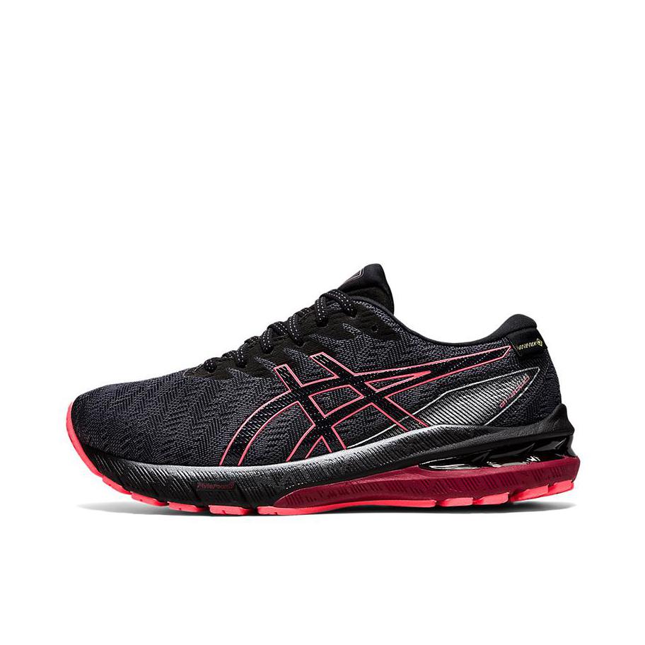 推荐商品：Asics/亚瑟士 GT-2000 10 GTX 跑鞋 防滑耐磨透气舒适训练 女款/黑红