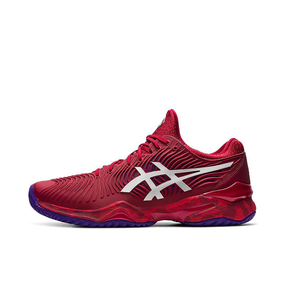 推荐商品：Asics/亚瑟士 Court FF Novak 防滑耐磨 舒适透气 运动 网球鞋 红色/白色