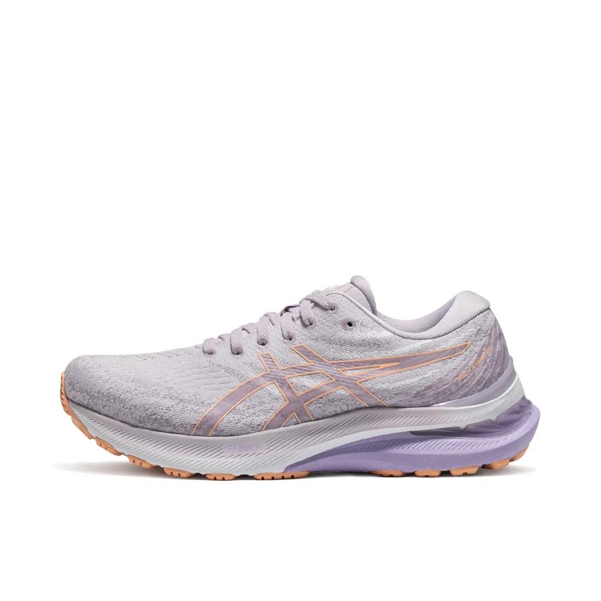 推荐商品：Asics/亚瑟士 Gel-Kayano 29 稳定支撑 缓震防滑 网面透气 复古 回弹 织物 合成革 碳板 跑鞋 女款/淡紫/橙色