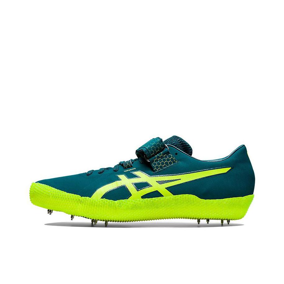 推荐商品：Asics/亚瑟士 Turbo High Jump 2 跑鞋 训练防滑耐磨 绿色/荧光黄