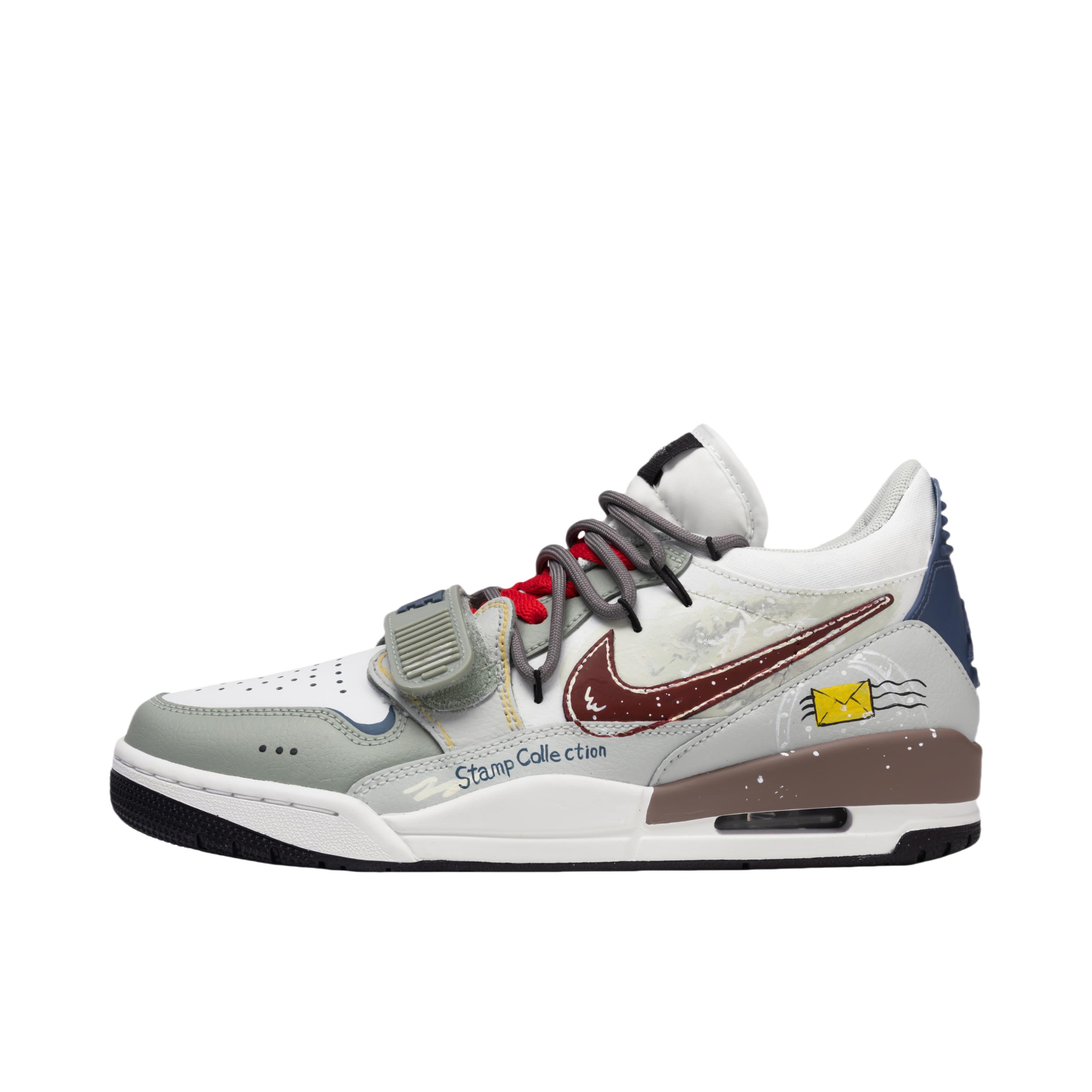 推荐商品：【定制球鞋】Air Jordan Legacy 312 运动休闲鞋 减震透气轻便耐磨增高防水支撑防滑复古美式经典做旧 环球信使