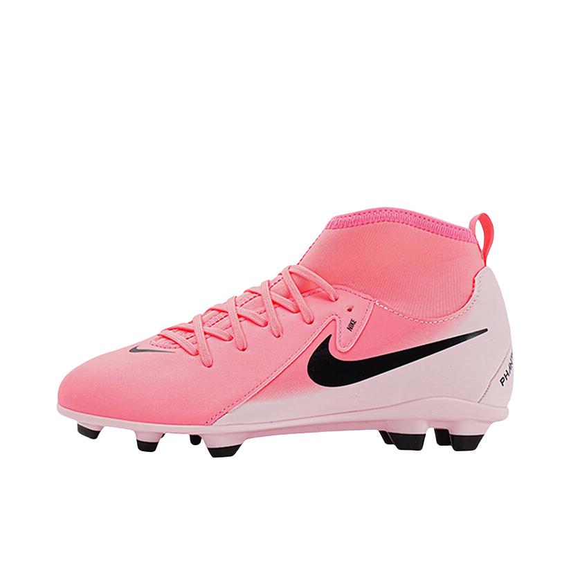 推荐商品：Nike Phantom Luna 2 Club MG 足球鞋 低端短钉胶质硬场地人造草地防滑 大童/粉色/黑色