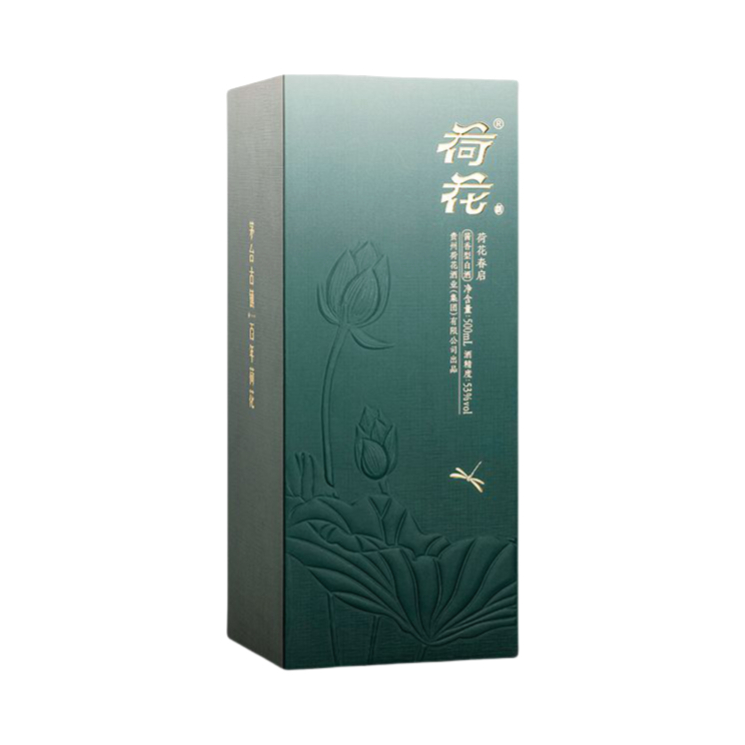 推荐商品：荷花 春启 白酒 500ml 53度 盒装 宴请自饮纯粮酱香型