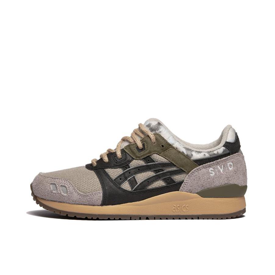 推荐商品：Asics/亚瑟士 Gel-Lyte 3 OG 减震回弹 耐磨防滑 舒适透气 合成革 缓震 复古 低帮 跑鞋 黄麻/黑色