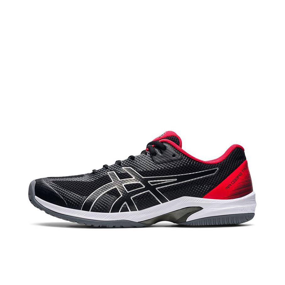 推荐商品：Asics/亚瑟士 Court Speed FF 防滑 耐磨 舒适 轻便 网球鞋 黑灰/红色