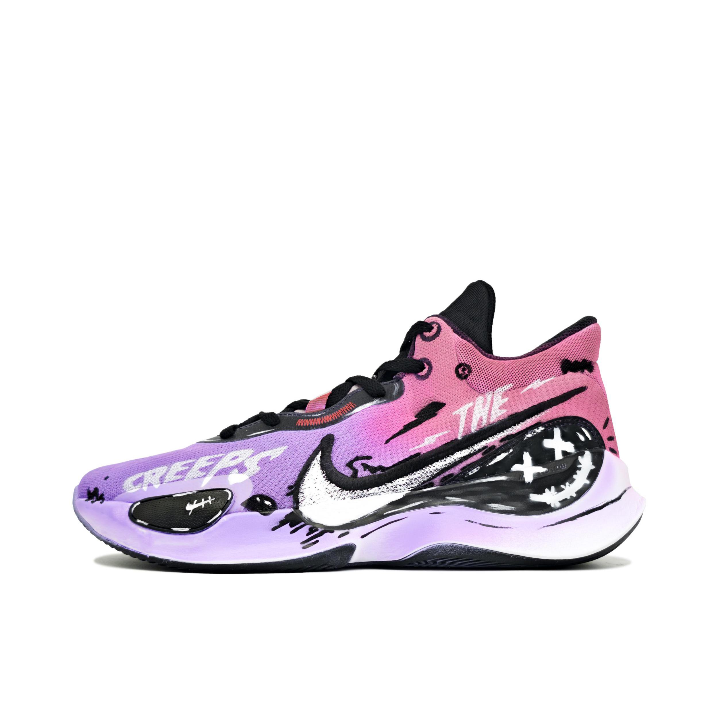 推荐商品：【定制球鞋】Nike Renew Elevate 3 圆头 减震支撑 防滑耐磨轻便 篮球鞋 黯潮
