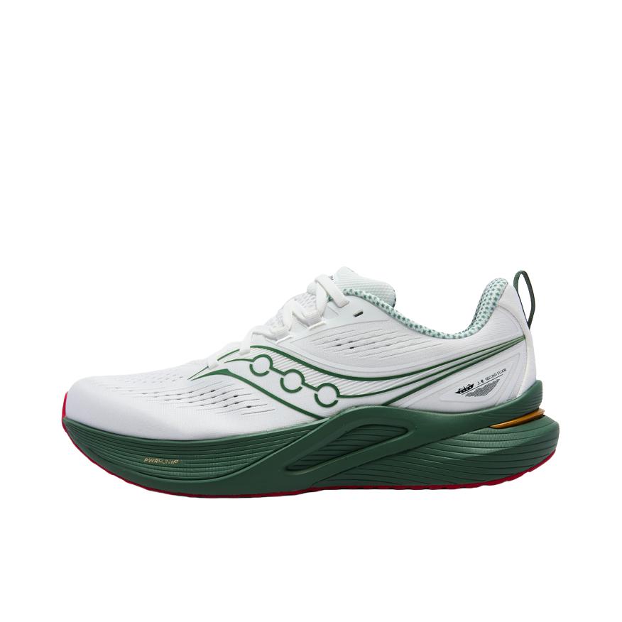推荐商品：Saucony/索康尼 TEMPUS 坦途3 跑鞋 轻量长跑训练鞋轻便回弹防水版稳定支撑型慢跑鞋 绿色