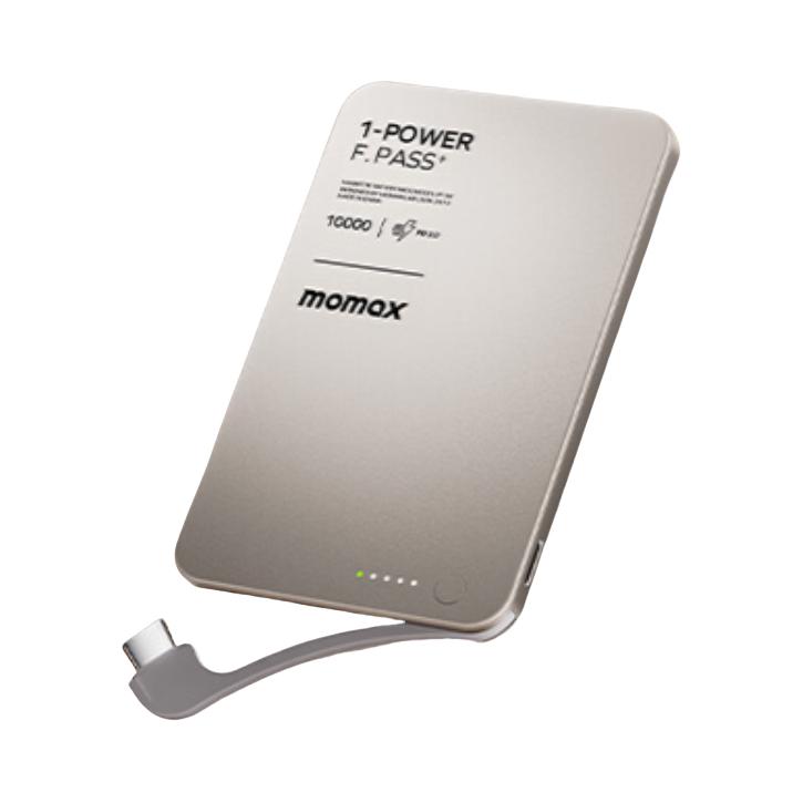 推荐商品：Momax/摩米士 10000mAh 30W 磁吸 移动电源 智能控温 隐藏自带线