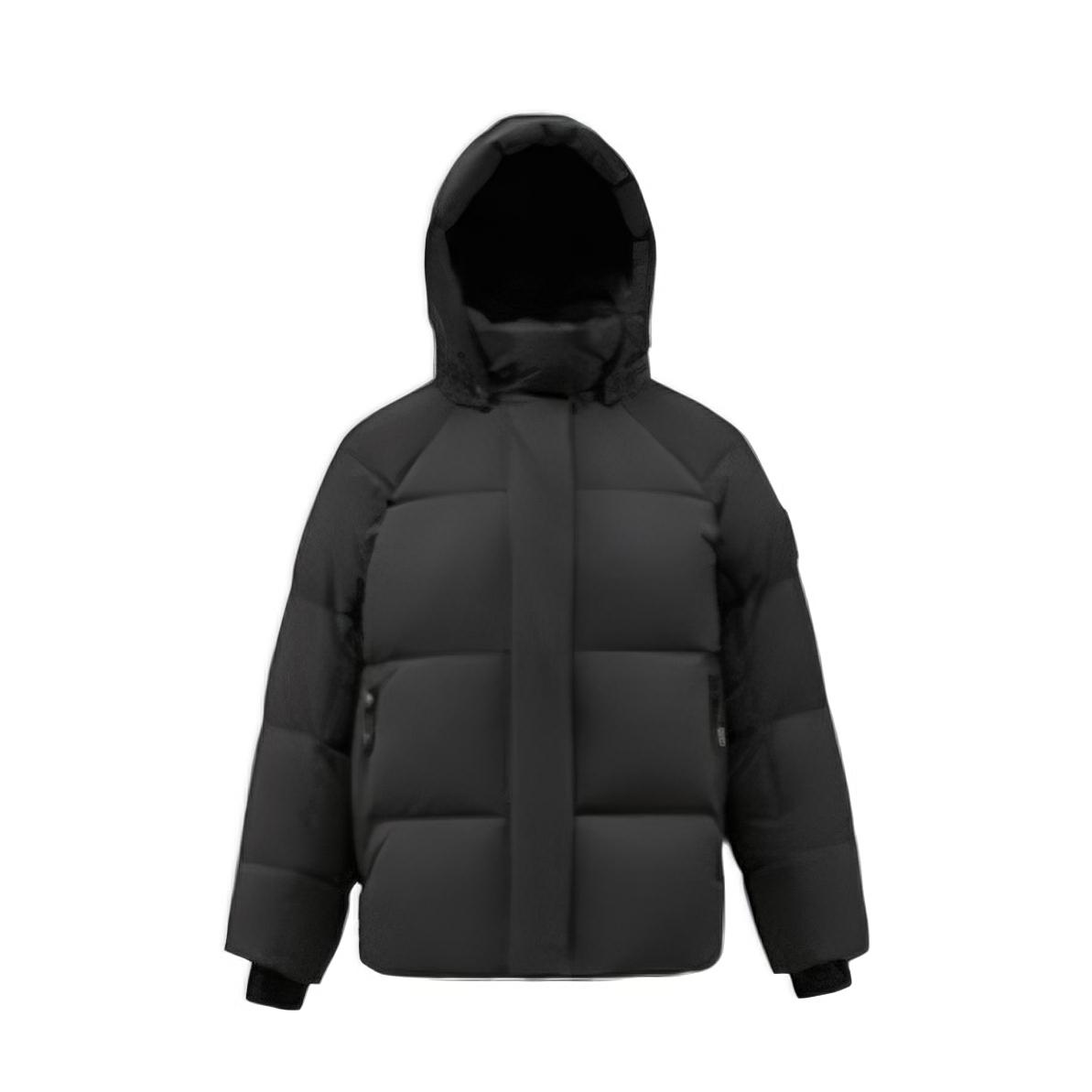 推荐商品：君羽 加厚保暖短款羽绒服 男女同款 H52313 黑/女款