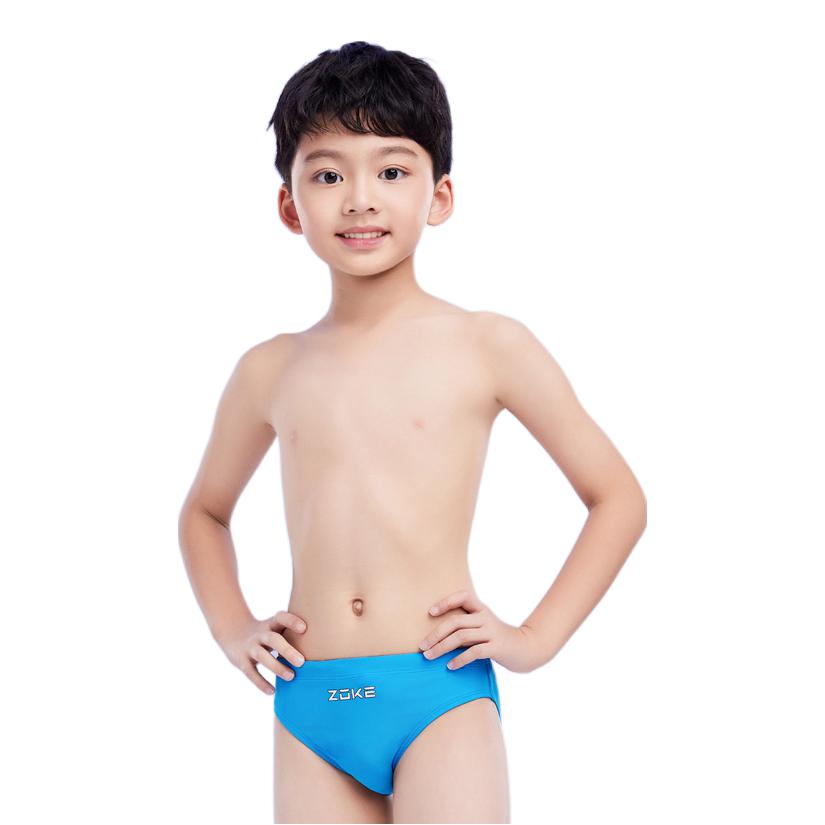 推荐商品：洲克童装 速干耐磨透气泳裤 男中大童 124526819 湖蓝